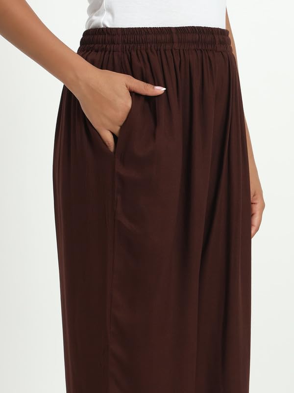 Image of Soft Colors Relaxed Fit Pocket Palazzo