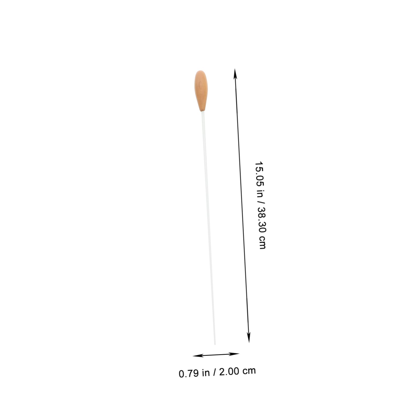 VANZACK Orchestra Conducting Durable Wooden Music with Comfortable Grip for Outdoor Performances for Marching Band Conductors Smooth and Easy to