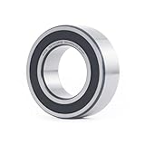 XIKE 1 Pcs 3210-2RS/5210-2RS Sealed Angular Contact Ball Bearing 50x90x30.2mm Double Row, Fits DIY/CNC/Motor/Auto A/C, Water Pump/Industry/Agriculture/Engineering/Textile/Garden Machinery.