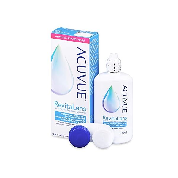 ACUVUE RevitaLens MPDS – Pflegemittel und Reiniger für weiche Kontaktlinsen mit antimikrobieller Wirkung – Wirkt mehr…