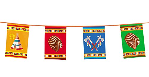 Indians Giant Bunting Double Sided - Party Decoration Accessory - 10 m