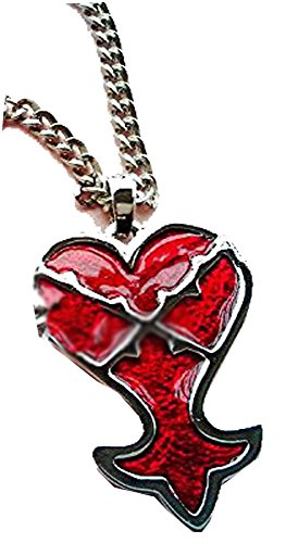 rotes Herz Halskette 50cm Cosplay pidak shop