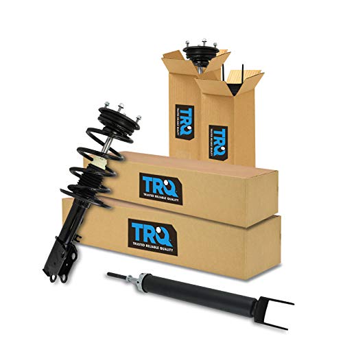 TRQ 4 Piece Front & Rear Strut & Spring Shock Absorber Kit Set for 2013-2016 Ford Taurus V6 3.5L excluding SHO Models