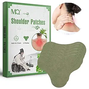 AcuHealth 10 pcs Wormwood Pain Relief Patches, Neck Pain Relief Plasters, Wormwood Sticker Paste, Heat Patches Pain Relieving for Neck, Shoulder, Muscle Soreness Moxibustion