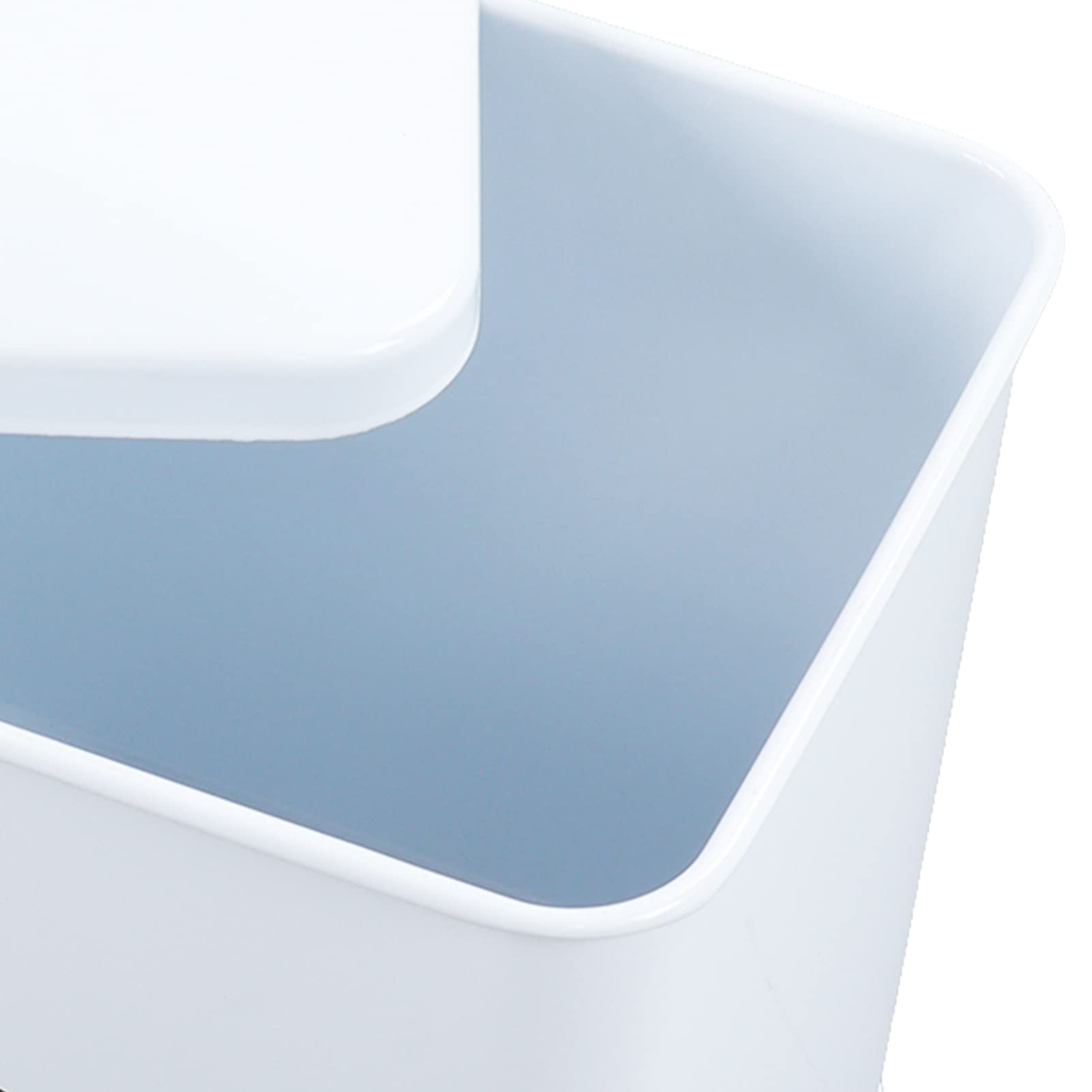 mingzhe Piccola Scatola per Il Pane Contenitore per Pane in Metallo di Grande capacità con Base Antiscivolo e Maniglia Portatile Panini, Bagel, Ciambelle