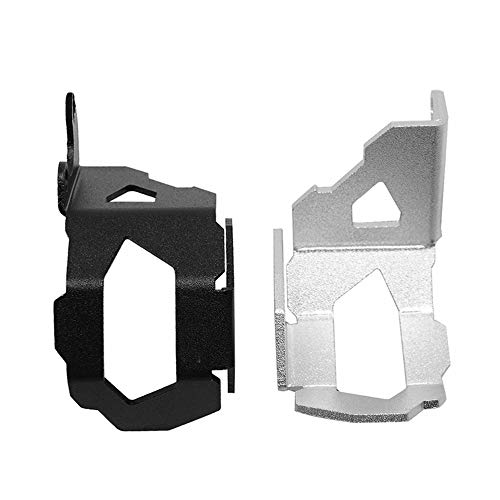 Ajcoflt Motocicleta Bomba de freio dianteiro Reservatório de fluido Guarda Protetor Copo de óleo Tam