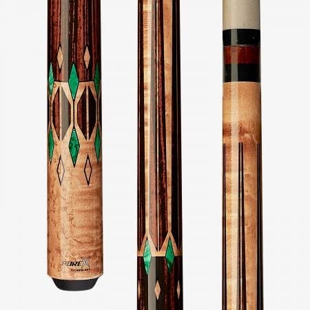 Purex Pool Cue Stick - Low Deflection Technology w/Kamui Black Tip. Choice of 12.75mm or 11.75mm Skinny Shaft HXT72 (19, 12.75mm - Standard)