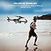 Potensic D50, GPS Drone with Camera for Adults, 1080P HD FPV Live Video Quadcopter for Beginner, GPS Return Home, Follow Me, Long Range Control Drone, 5G WiFi Transmission, Great Gift-White