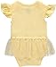 Looney Tunes Baby Girls Tweety Bird Bodysuit with Attached Tutu - Baby Girl Clothes (Yellow/Blue, 0-3M)