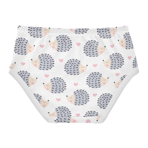 Girls Underwear Soft Cotton Hedgehog Animal Kids Panties in Sizes 2/3t, 4t, 5t, 6 and 82
