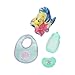 Disney Princess Ariel Baby Doll Deluxe with Tiara, Carrier, Plush Friend, Pacifier, Bib & Baby Bottle [Amazon Exclusive]