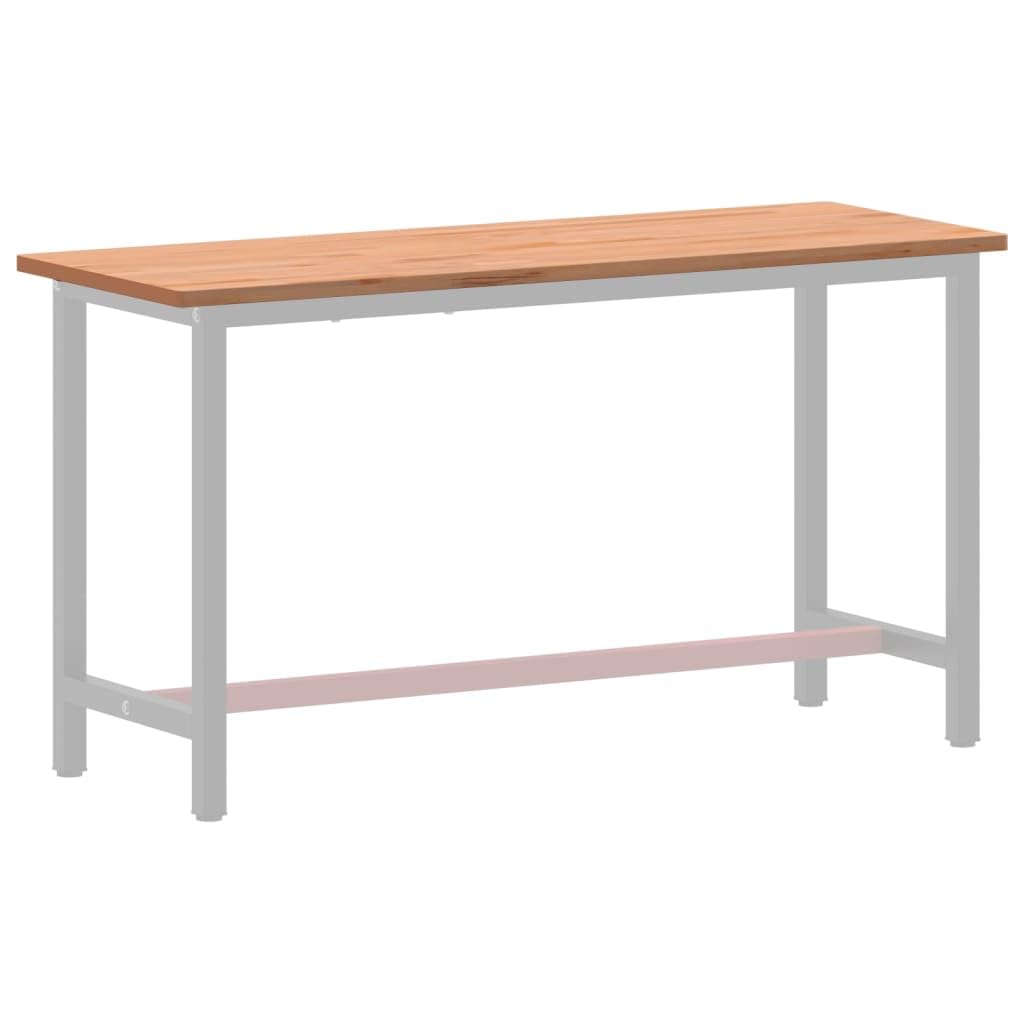 Homgoday Blat stołu warsztatowego 150 x 55 x 2,5 cm blaty stołowe z litego drewna bukowego meble