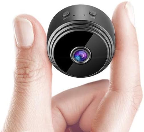 TECHNOVIEW WiFi Camera Wireless Full HD 1080p Video and Audio Live View Night Vision Motion Detection HD Video Recorder for Home,Office Security Camera (WiFi Mini Camera)