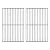 Hongso 19 1/4 inch Durable 304 Stainless Steel Solid Rod Grill Grates Replacement for Jenn-Air 720-0163, Nexgrill 720-0163, 720-0433, Brinkmann 810-8534-S Gas Grill, 2-Pack Grill Grids (SCF3S2)
