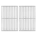 Hongso SCF3S2 BBQ Stainless Steel Wire Cooking Grid Replacement for Select Gas Grill Models by Jenn-Air, Nexgrill and Others, Set of 2