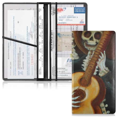 Organizador para documentos Slim de cuero miniatura 6