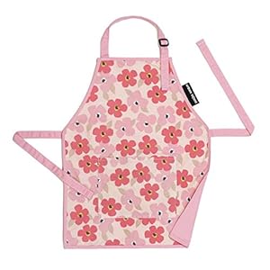 Urban Infant Little Helper Kids Apron – Children’s Cooking Art Gardening – Toddler Boys and Girls – Poppies