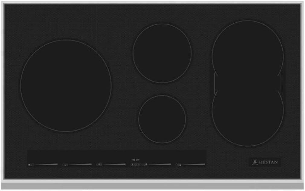 Hestan KIC36-BK 36 Inch Wide 5 Burner Induction Cooktop, 36", Black