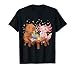 Cute Capybara and Axolotl Kawaii Ramen Bubble Tea T-Shirt
