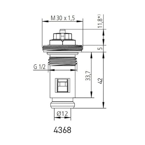 Heimeier Thermostatventil Belrad Mittelanschluss Heizkörper Thermostat Thermostatkopf Multiblock Heimeier: Thermostatventil