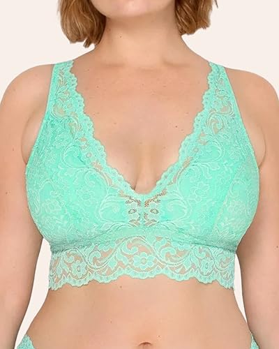 Image of Smart & Sexy Women's Signature Lace Deep V Neck Wireless Bralettes