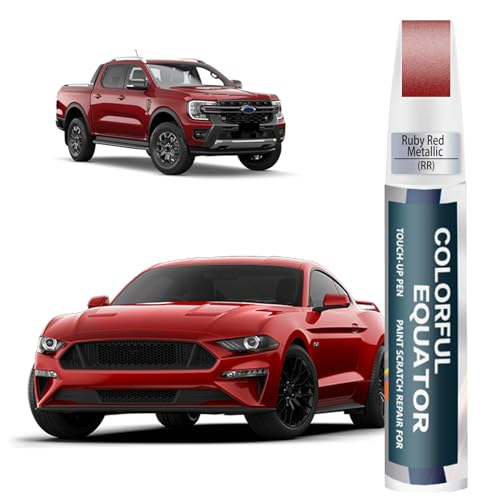 Image of RR Ruby Red Metallic Tricoat Touch Up Paint for Ford, Car Paint Pen Scratch Repair Two-In-One Touch Up Paint, Premium Car Scratch Remover for Deep Scratches