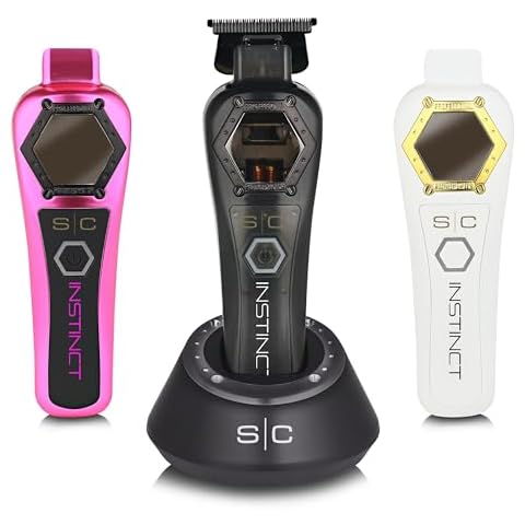 Stylecraft Instinct Metal Edition Hair Trimmer Professional Cordless IN2 Vector Motor with Intuitive Torque Control Cover