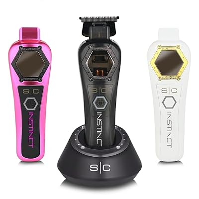 StyleCraft Instinct Professional Cordless Hair Trimmer with IN2 Vector Motor, Intuitive Torque Control & Precision Black Diamond Blades