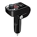 Produktbild [Faltbarer Entwurf] Esuper Bluetooth FM Transmitter Autoradio Adapter Drahtloser In-Auto MP3-Player-Audio Tuner mit Freisprechen+ 5V 2.1A/1.0A Doppeltes USB-Auto-Ladegerät+ TF Karte+U-Disk Musik-Spiel