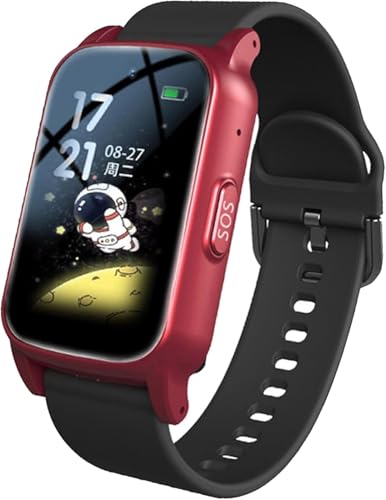 X&Z-XAOY Reloj Inteligente con Detección De Caídas para Personas Mayores Dispositivos De Alerta De Caídas para Ancianos con GPS, Llamada De Emergencia SOS, Llamada De Voz HD(Red)
