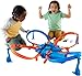 Produktbild Hot Wheels DTN42 - Trackset, mit Rampen, Kreuzungen und Looping, Parkplätzen, + 1 Fahrzeug