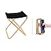 YAMEE Klapphocker Faltbar Camping Hocker Outdoor Hocker Klappbar Leicht Klein Tragbar Angelhocker im Freien für BBQ Reise Wandern Garten Strand mit Aufbewahrungstasche (380g , 30cm*27.5cm*31cm)