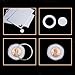 100 Pcs 30mm Coin Capsules Holder with Foam Gasket and Plastic Storage Organizer Box, 5 Sizes (17/20/25/27/30mm) Coins Collector Case Protector for Coin Collection Supplies