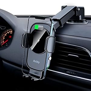 Auckly 15 W Fast Wireless Charger auto telefoonhouder met oplaadfunctie automatische inductie Qi laadstation auto…