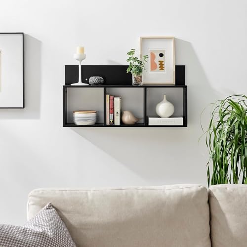Image of Wall Mount Floating Shelves for Books Shelf, Antiques, Organizer, Storage - DIY - MDF (Hang Base Shelf - Brown)