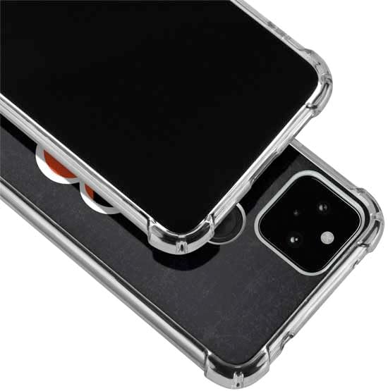 Skinit Clear Phone Case Compatible with Google Pixel 5 - Officially Licensed NFL Cincinnati Bengals - Distressed Design