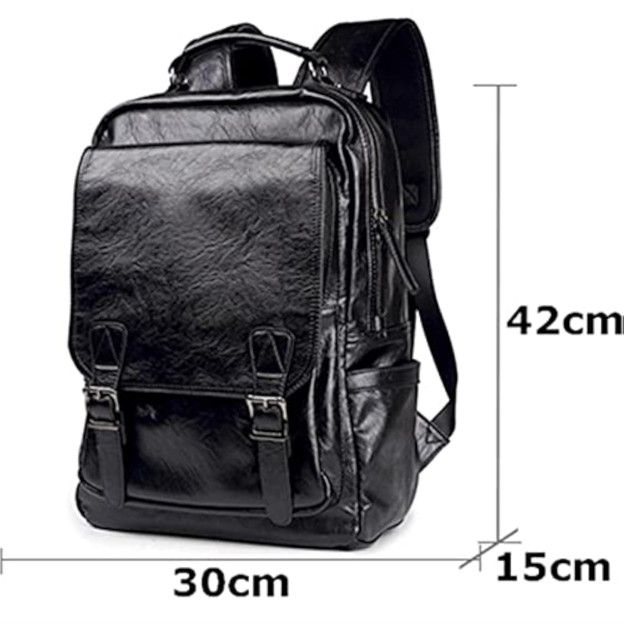 Toiletry Bag for Men, Leather Travel Backpack