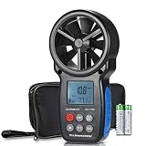 Digital Anemometer,Handheld Wind Speed Meter,Airflow Gauge Measures Air Temperature (¡æ/¨H) Velocity