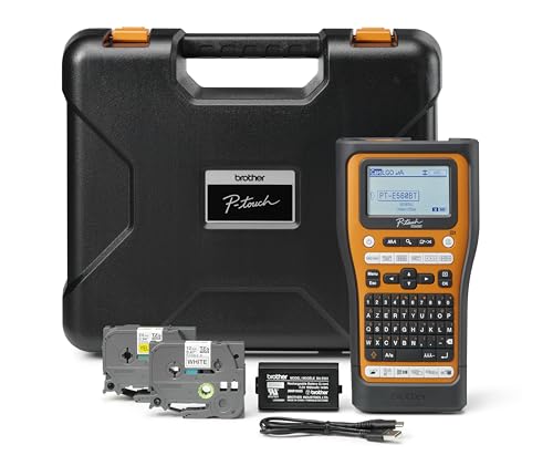 Imprimante pour étiquettes Brother PT-E560BTVP avec connexion Bluetooth et clavier AZERTY