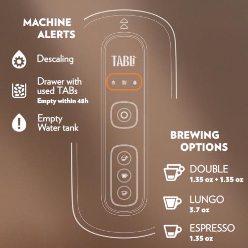 Lavazza Tablì Espresso Machine (Black), Milk Frother, and 60-count Tabs - image 5
