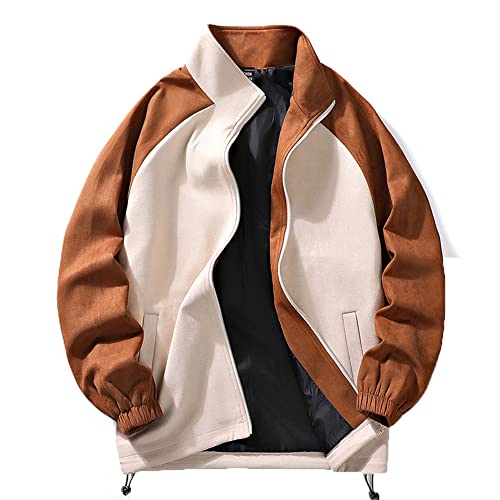 Bomber surdimensionné kaki homme XXXL veste vintage zippée
