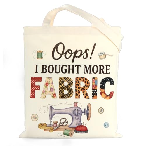 Bolso Tote Quilt para costura, regalo para amantes de la costura miniatura 1
