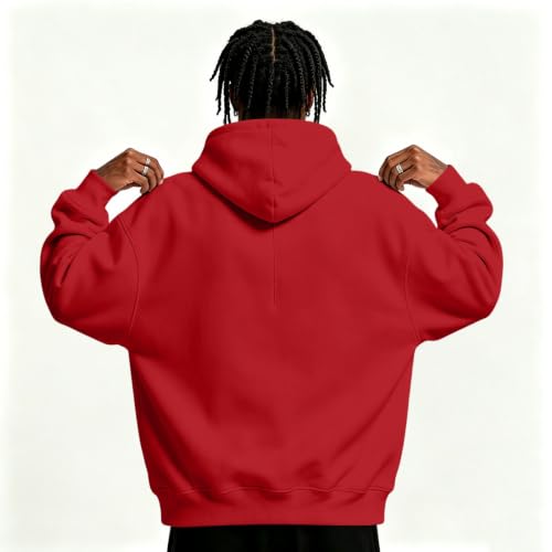 Hooded Sweatshirt Men Comfy Quarter Zip Pullover Sweatshirt Sweat Shirts - image 8