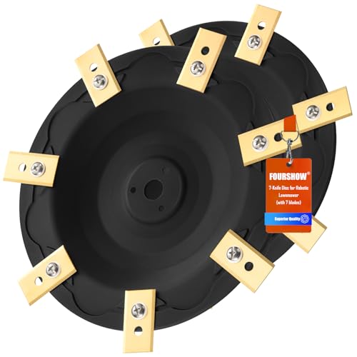 [ACTUALIZACIÓN] 2 Discos de Cuchillas + 14 Cuchillas Compatibles con Mammotion LUBA 1 AWD y LUBA 2 AWD (hasta el año Modelo 2024), Disco de Cuchillas para Cortacésped Robótico