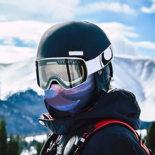 Balaclava para hombre y mujer, máscara completa para esquiar, ciclismo y motociclismo, con diseño floral miniatura 5