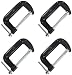 4 Piece 4 Inch C-Clamp Set - Industrial Strength, Quality Cast Iron C Clamps for Woodworking, Welding, and Building by Blue Collar Tools