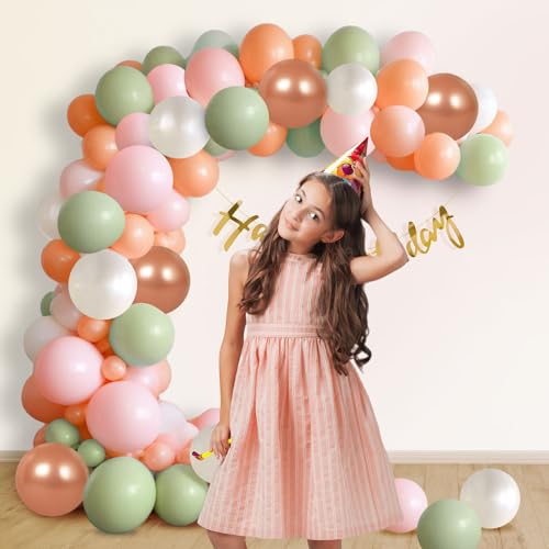 Image of Party Propz Birthday Decoration Kit - 68 Pcs Pastel Balloons for Birthday | Birthday Decoration Combo For Girls | Multicolor Balloons for Birthday,Happy Birthday Banner (Cardstock)