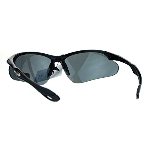 PASTL Xloop Sunglasses Mens Sports Eyewear Half Rim Lite Wrap Around UV 4003