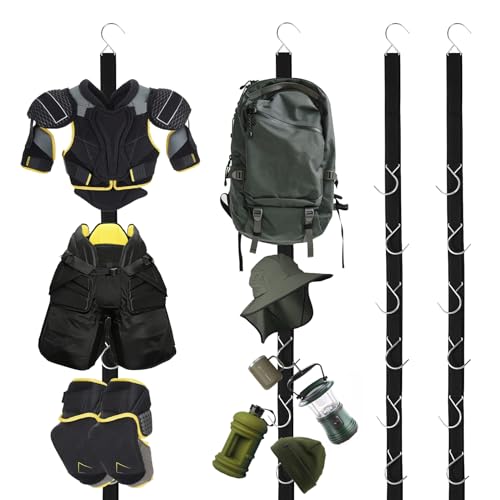 Support de séchage hockey lot de 2 organisateur sport camping