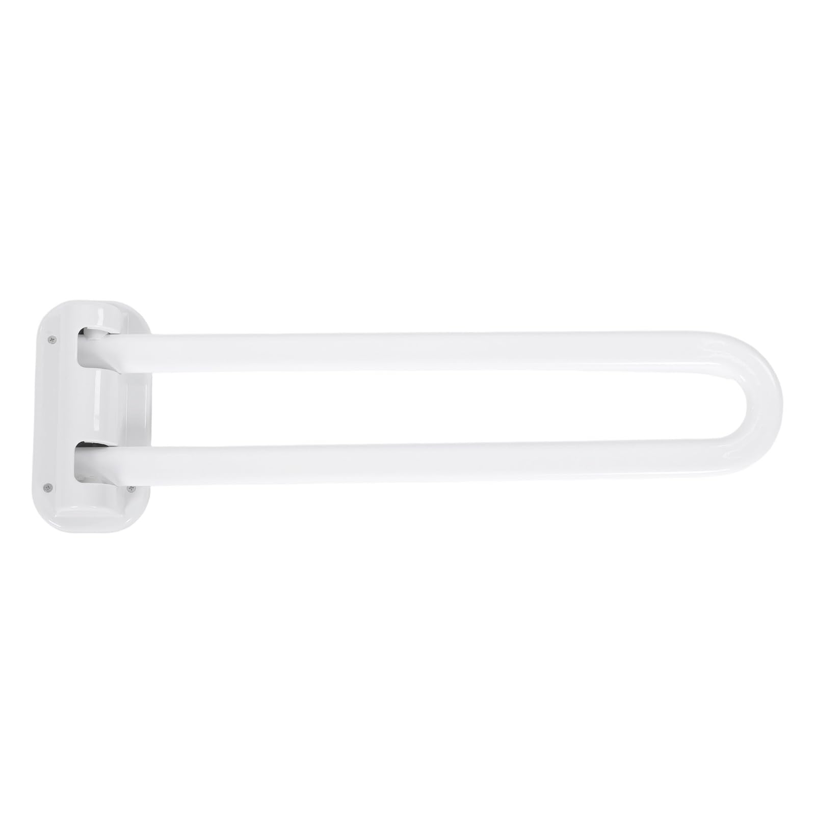 Barra de Seguridad Abatible para Inodoro, Barra de Apoyo Plegable que Ahorra Espacio para Baños Pequeños, Ajustable, Soporte Resistente para Personas Mayores y Asistencia de Movilidad,